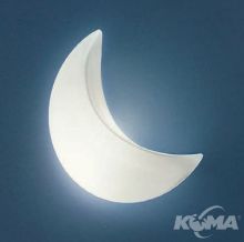 MOON kinkiet biały 1x100W E27